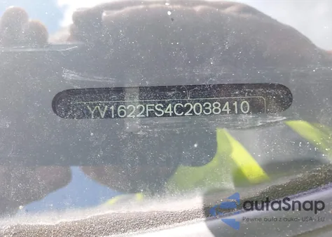 2012 Volvo S60 T5 from USA, damaged, VIN YV1622FS4C2038410